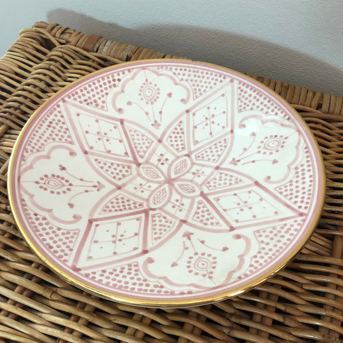 Genuine Rabat Safi Set - Large Plate, Small Plate & Bowl in Rose