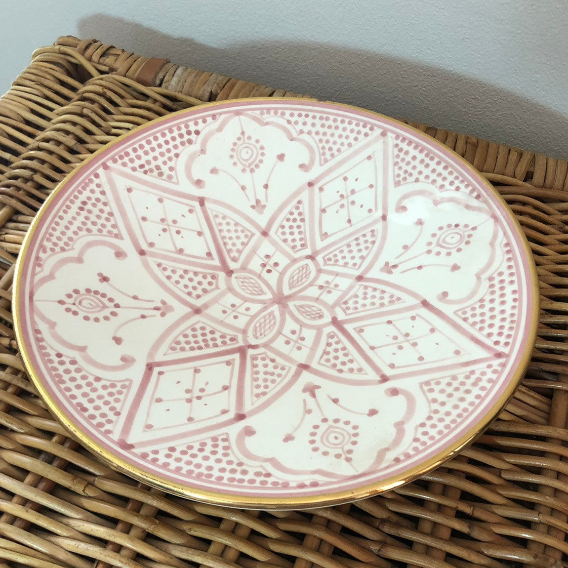 Safi Dinner Plate in Rose
