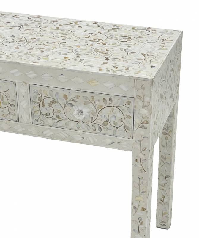 Pali Rectangular Bone Inlay Coffee Table