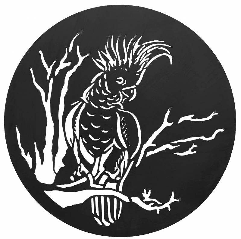 Cockatoo Metal Wall Art