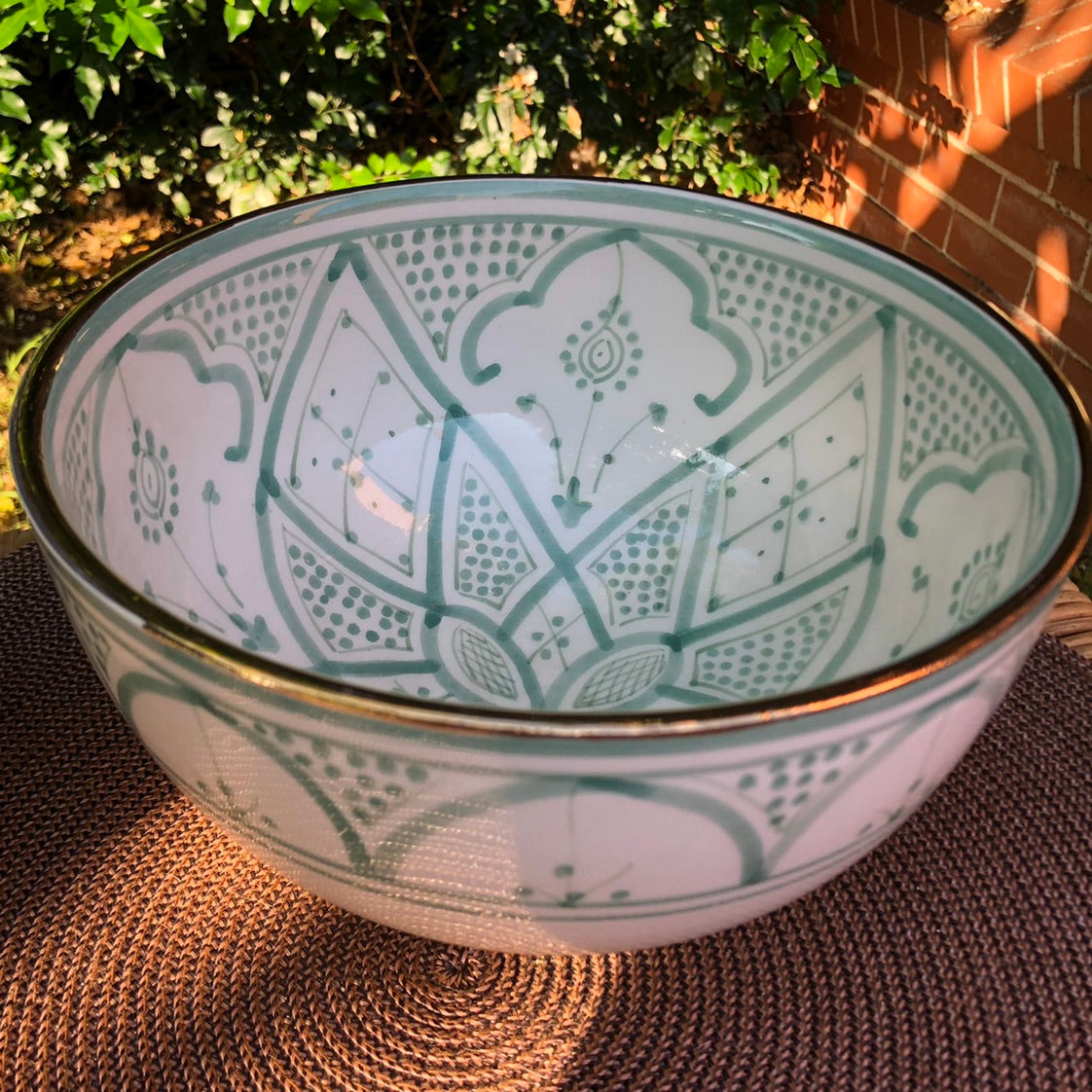 Pastel Safi Bowl - Large in Mint