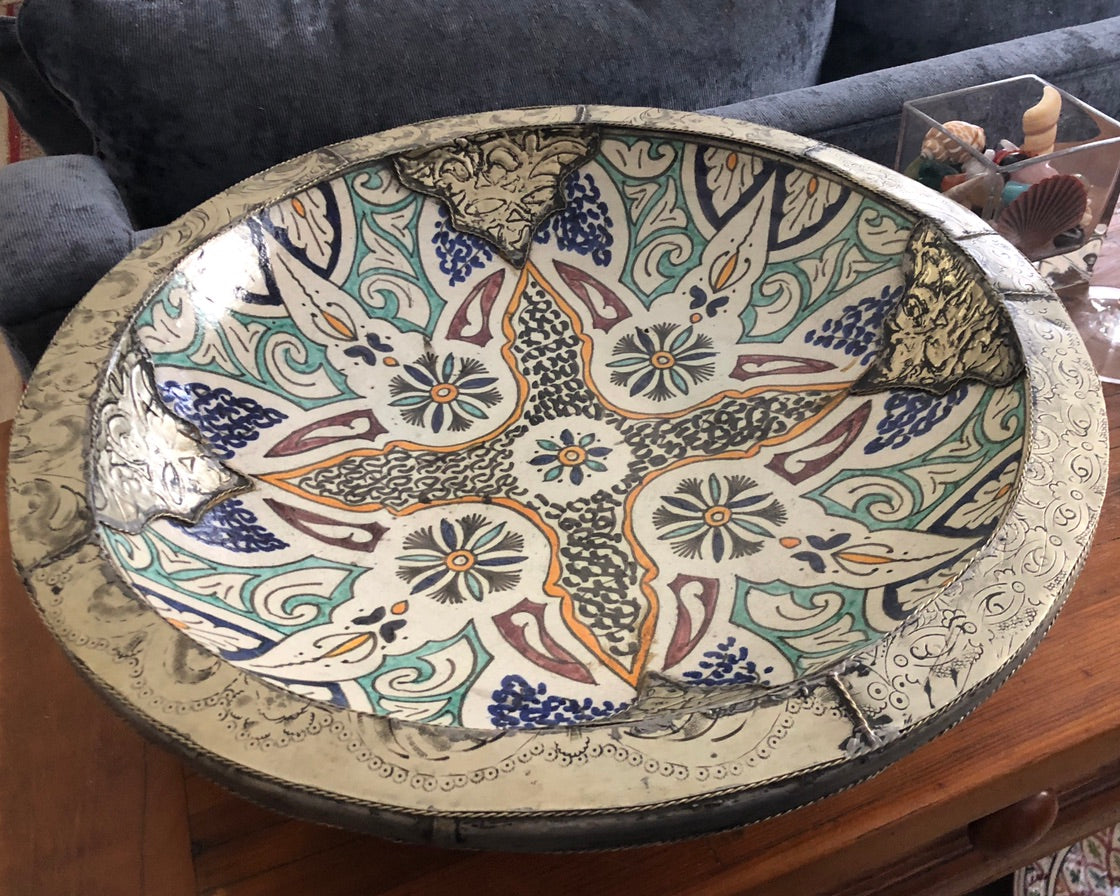 Moorish Fez Large Serving Bowl