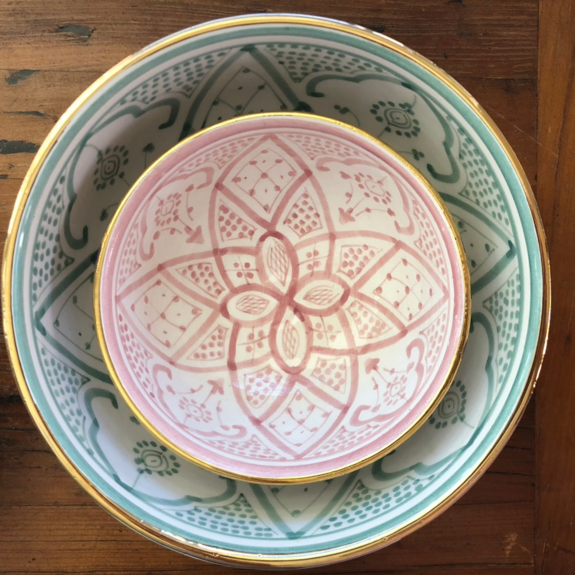 Pastel Safi Bowl - Large in Mint