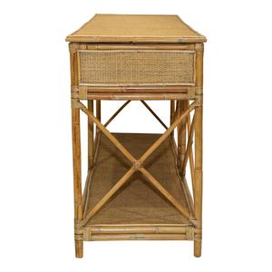 Carmen Large Two Drawer Rattan Console