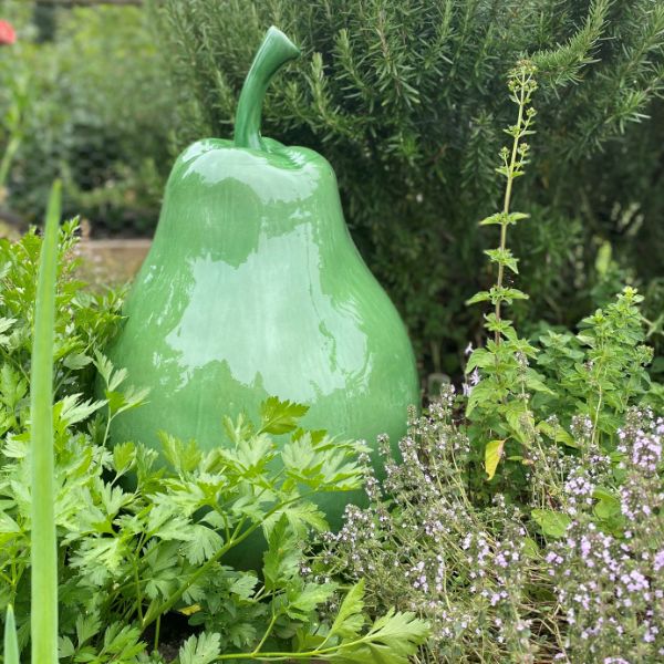 Provence Ceramic Pear in Green