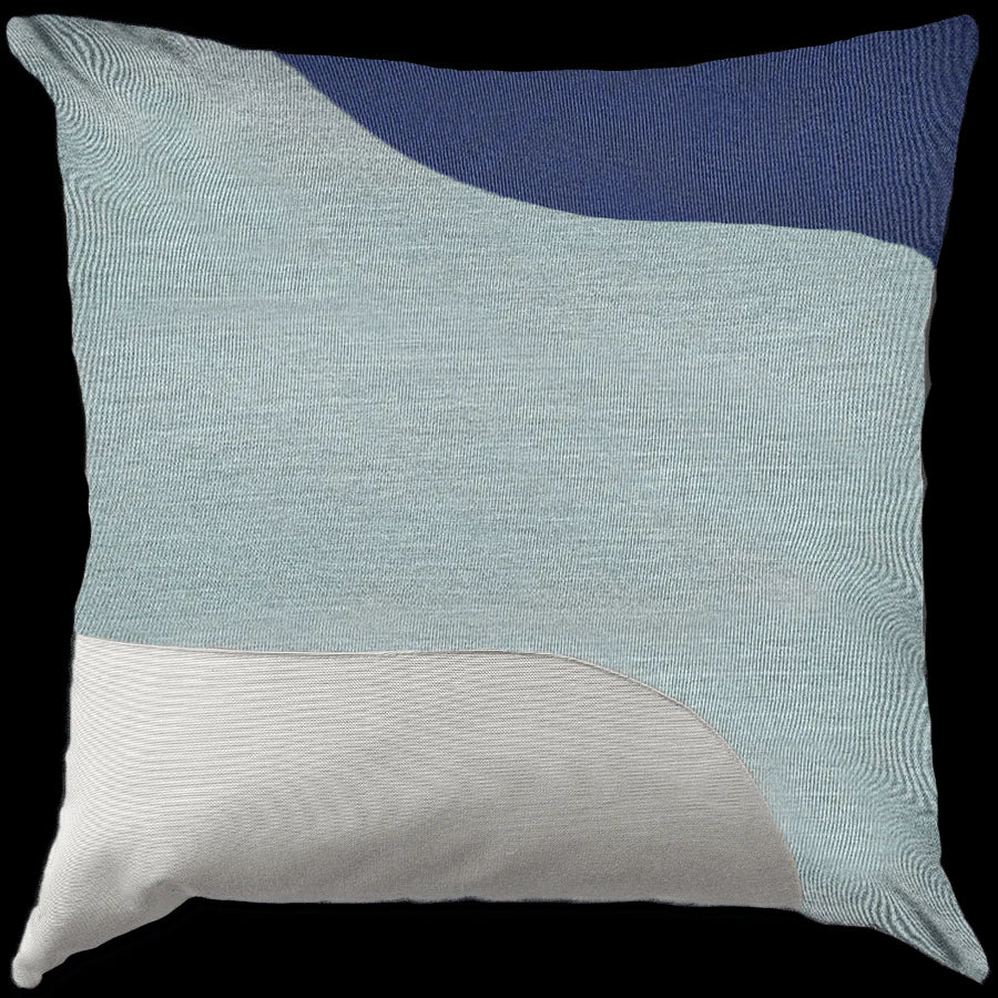 Outdoor Global - Earth Dunes Lounge Cushion 55 x 55cm in Navy & Cloud