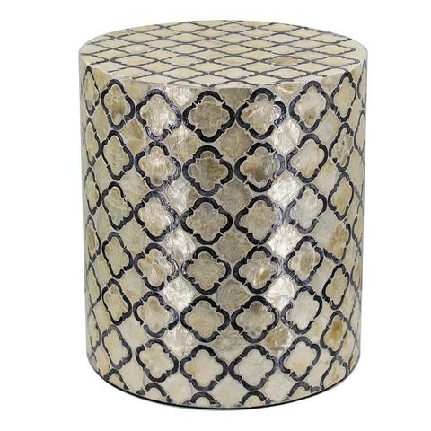 Eilat Shell Stool Side Table