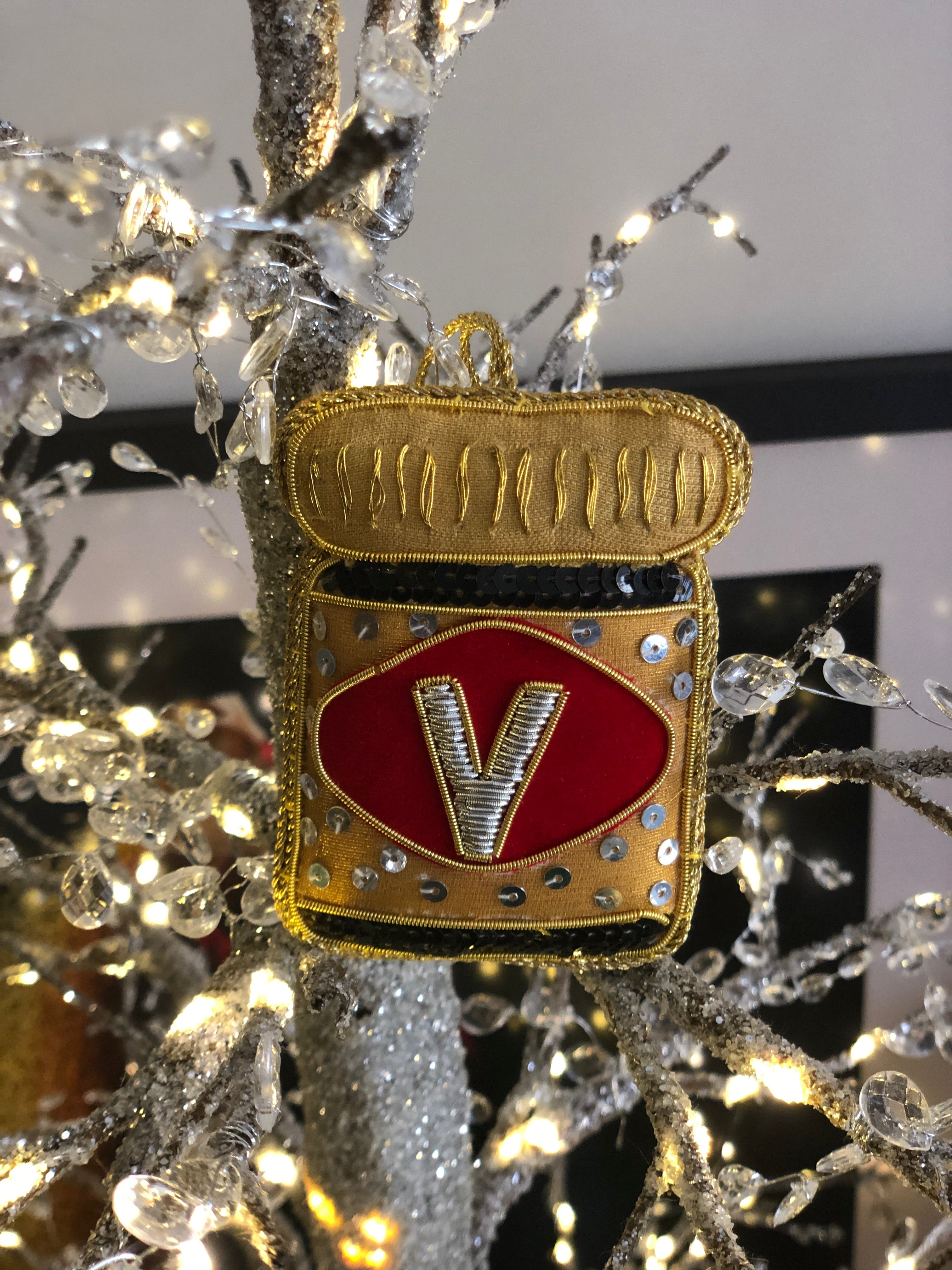 Vegemite Sequin Hanging Decoration