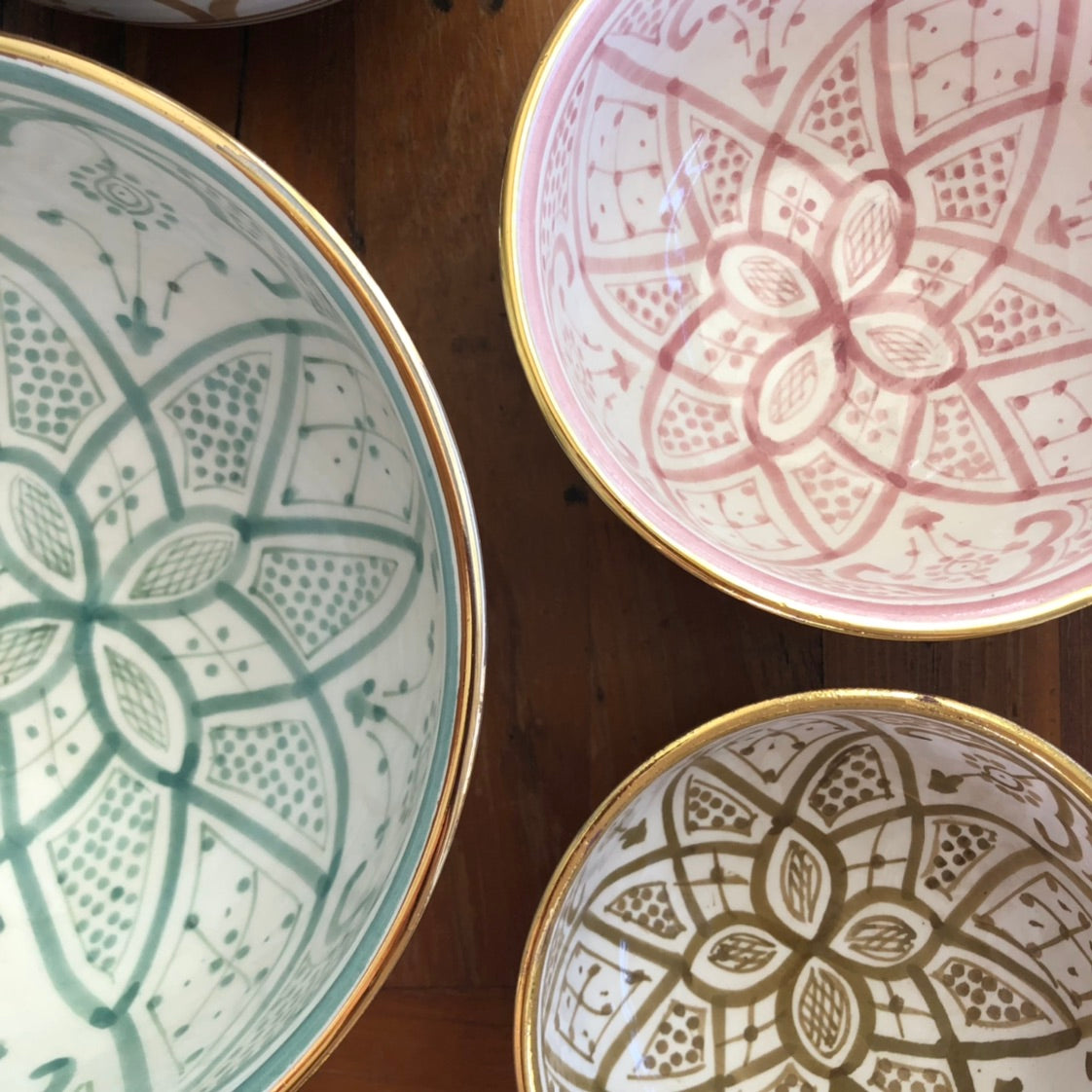 Pastel Safi Bowl - Large in Mint