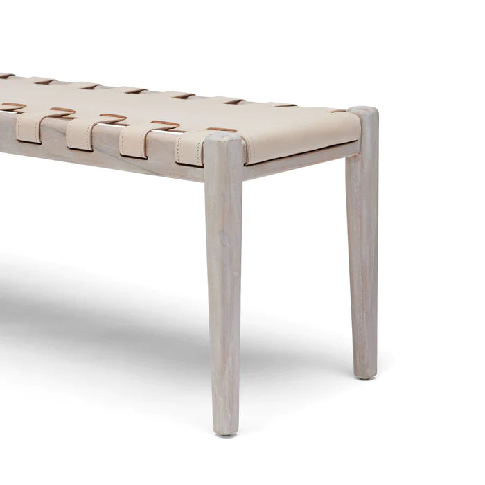 Gimojo Bench in Ivory