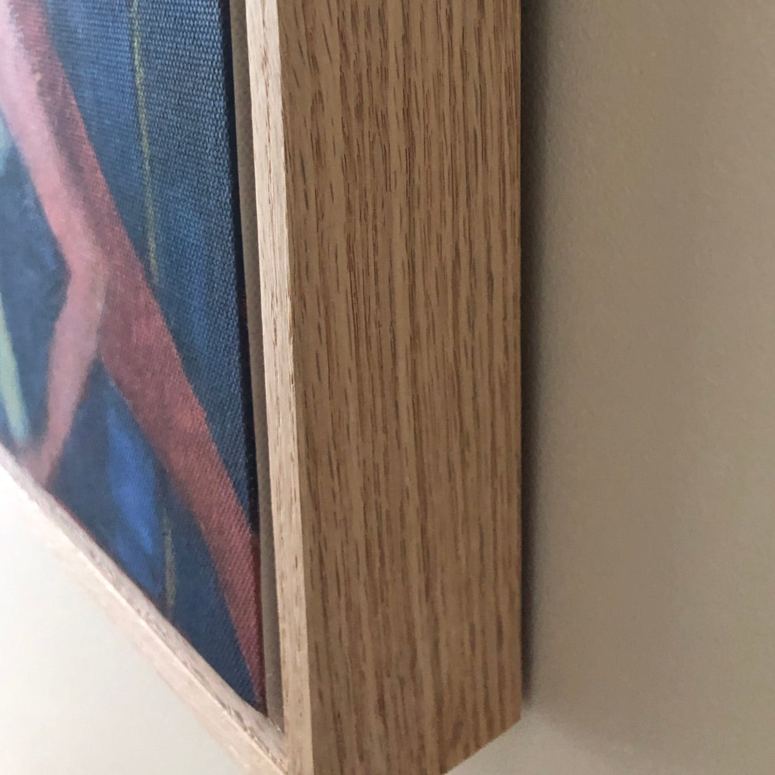 'Soldier's Point' with Oak Floating Frame