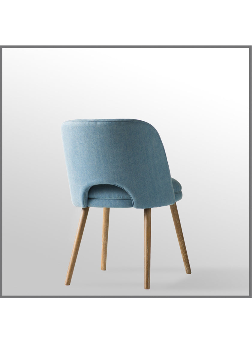 Doma Chair in Stonewash Blue