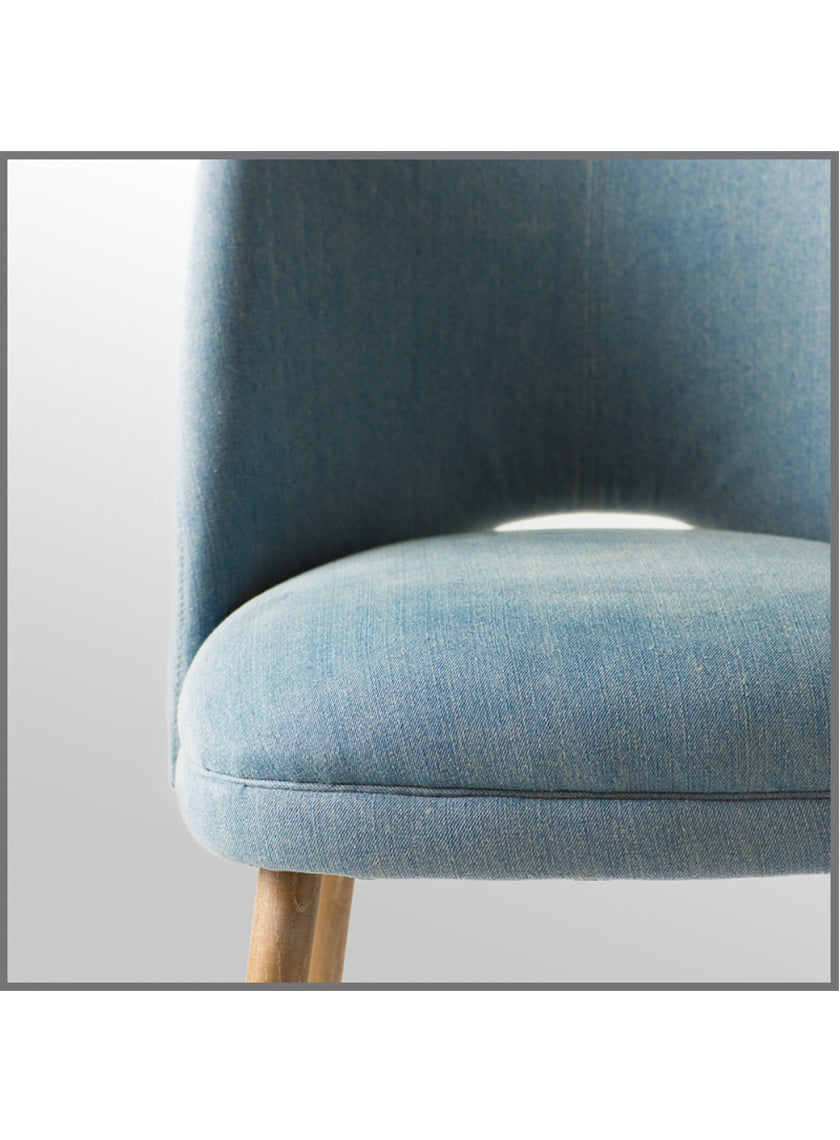 Doma Chair in Stonewash Blue