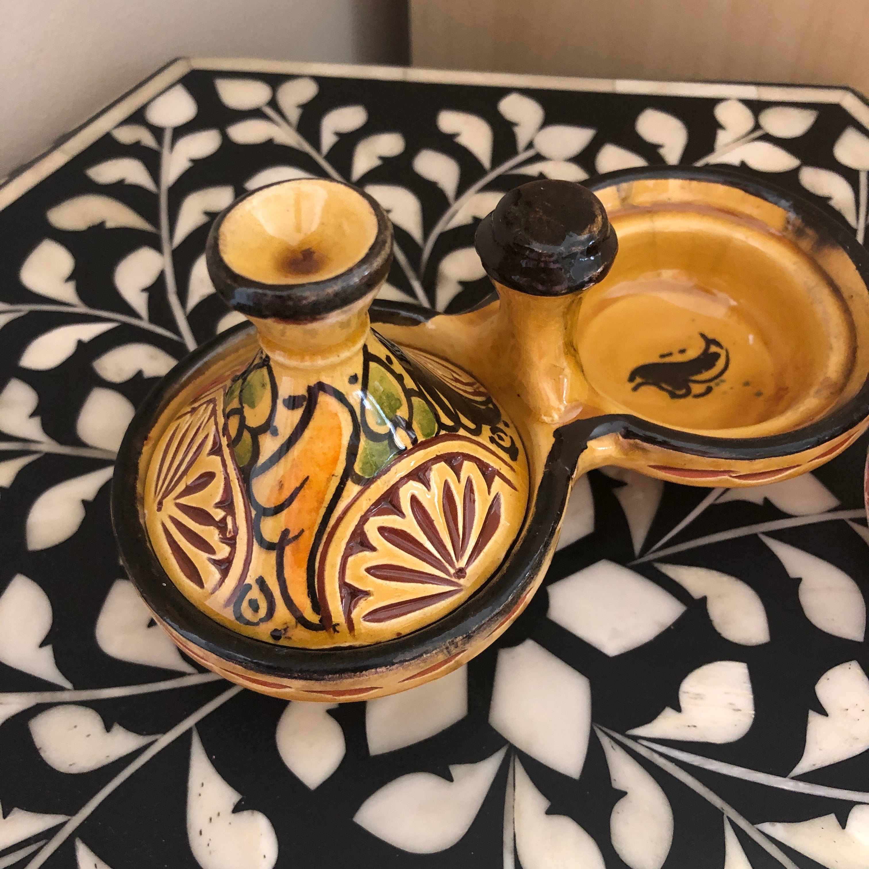 Mini Dual Tagines in Yellow