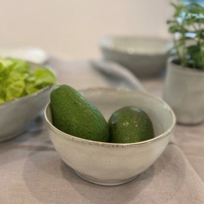 Indigo Dinner Set in Natural