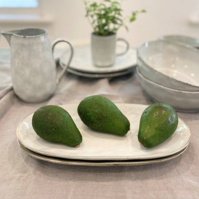 Indigo Oval Platter in Natural