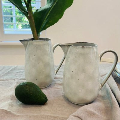 Indigo Dinner Set in Natural