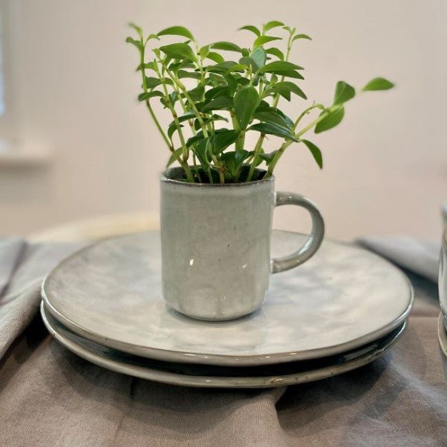 Indigo Dinner Set in Natural