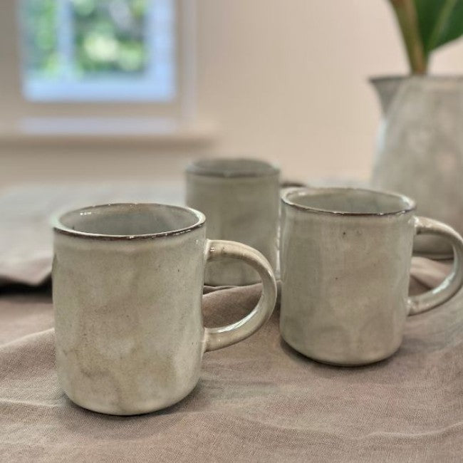 Indigo Dinner Set in Natural