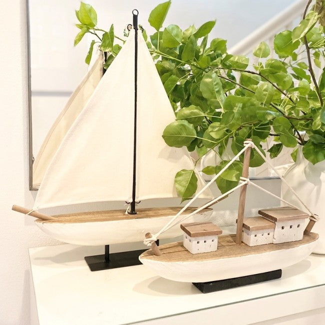 Tiwi Sailboat in White