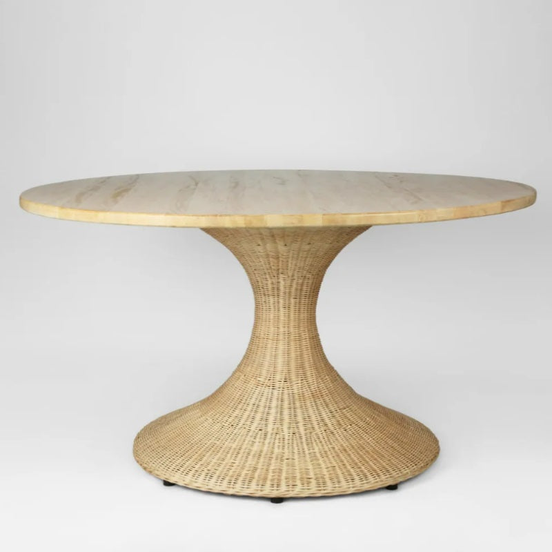 Belmont Rattan Round Dining Table 140CM