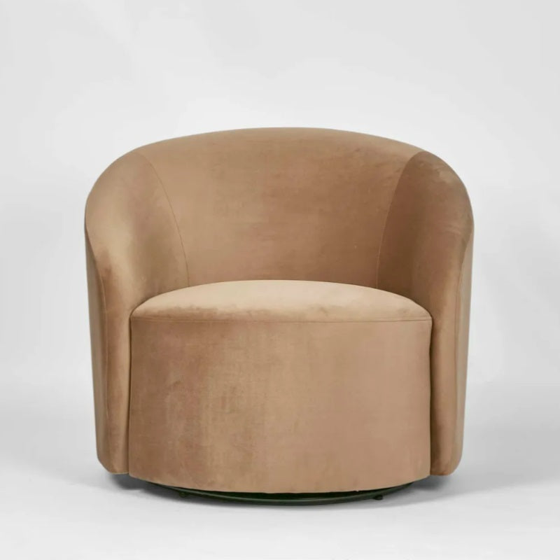 Sierra Swivel Chair in Toffee