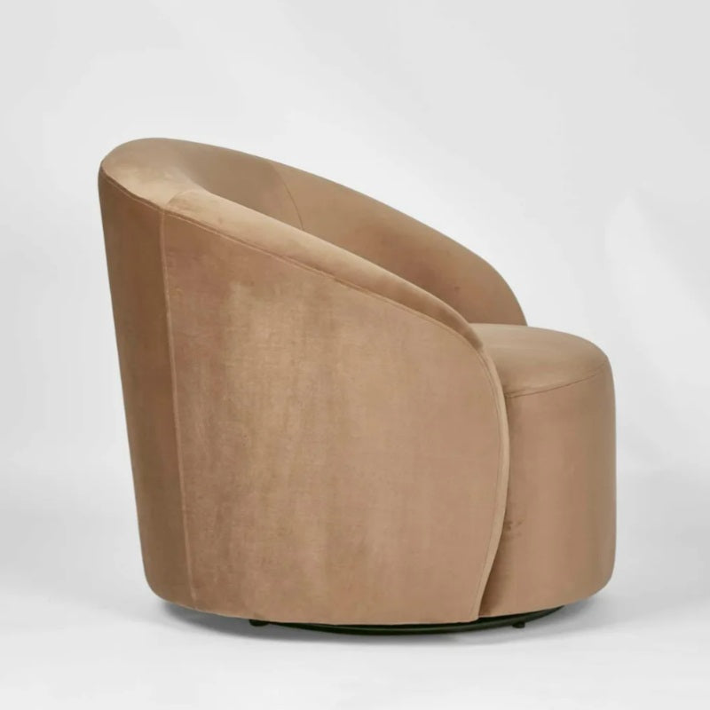 Sierra Swivel Chair in Toffee