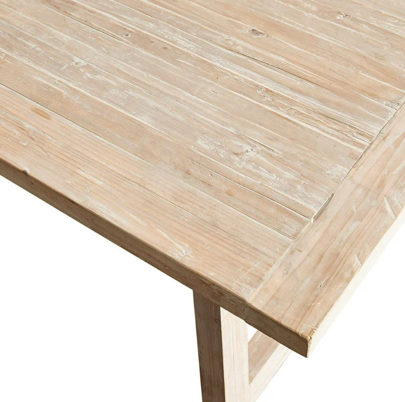 Varro Oak Dining Table in Natural (220cm)