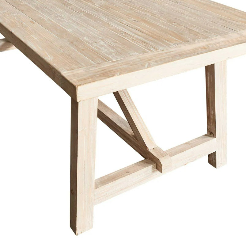 Varro Oak Dining Table in Natural (220cm)