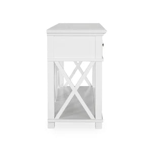 Rosebud Console in White