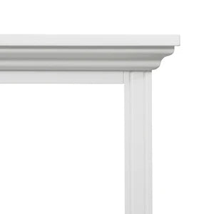 Rosebud Glass Top Side Table