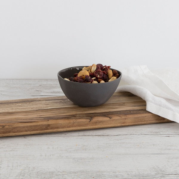 Flax Fruit Bowl in Charcoal