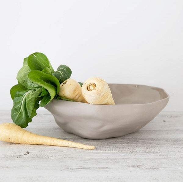 Flax Fruit Bowl in Grey