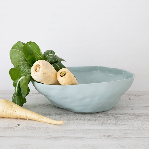 Flax Fruit Bowl in Light Blue