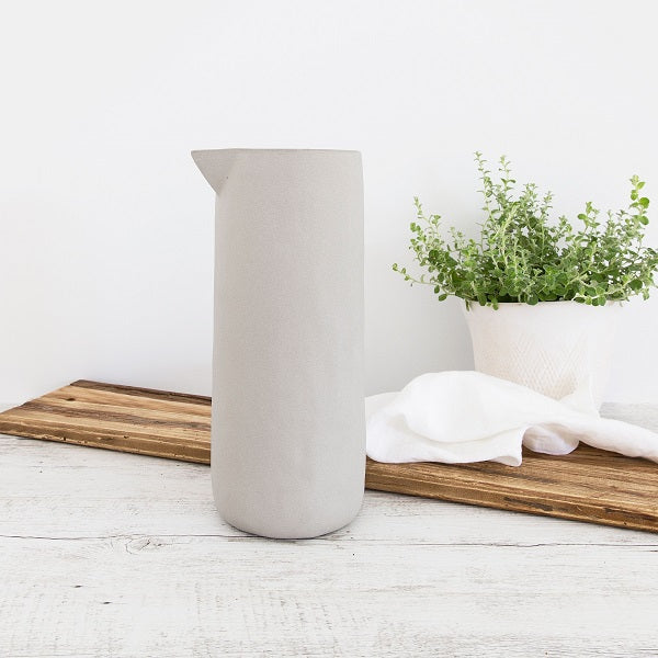 Flax Jug No Handle in Grey