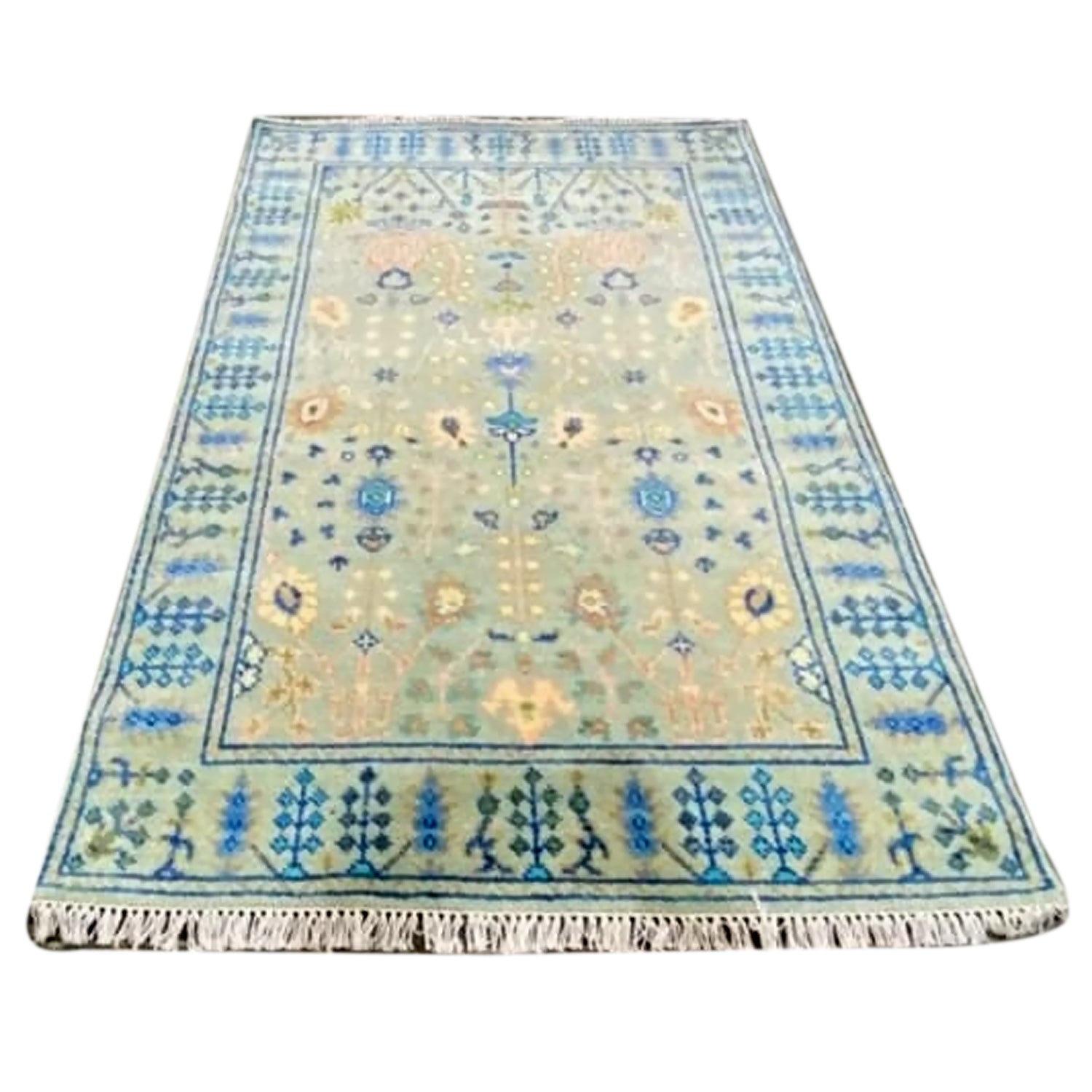 Isparta 100% NZ Wool Oushak Rug