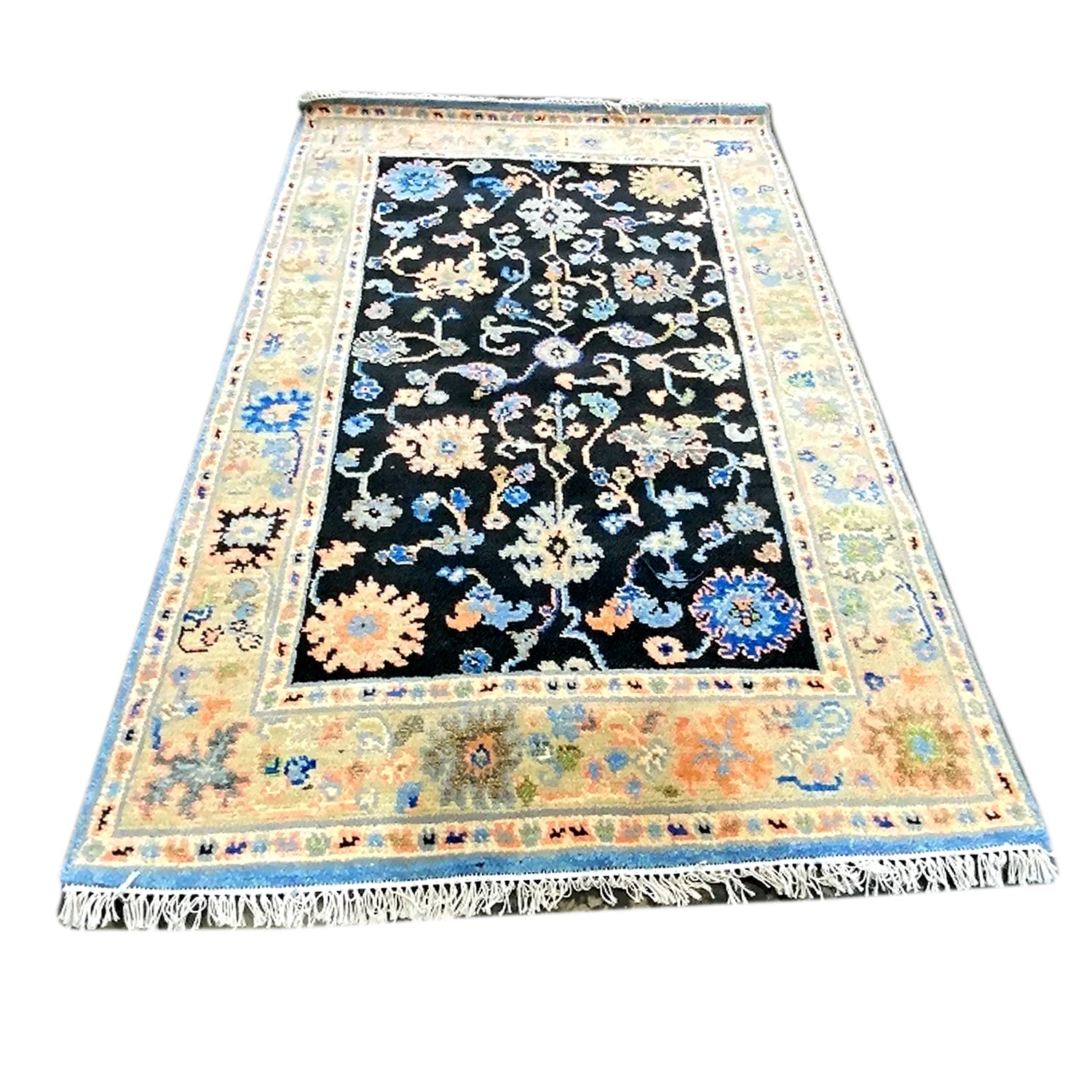 Fethiye 100% NZ Wool Oushak Rug