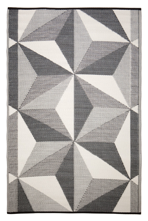Geo Star Glacier Plastic Rug