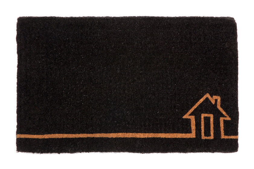 Ghar Black Door Mat