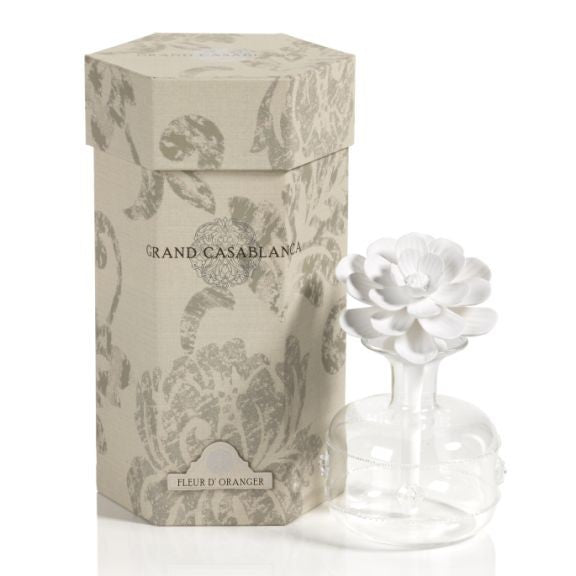 Mini Grand Casablanca Porcelain Diffuser - Fleur d'Oranger
