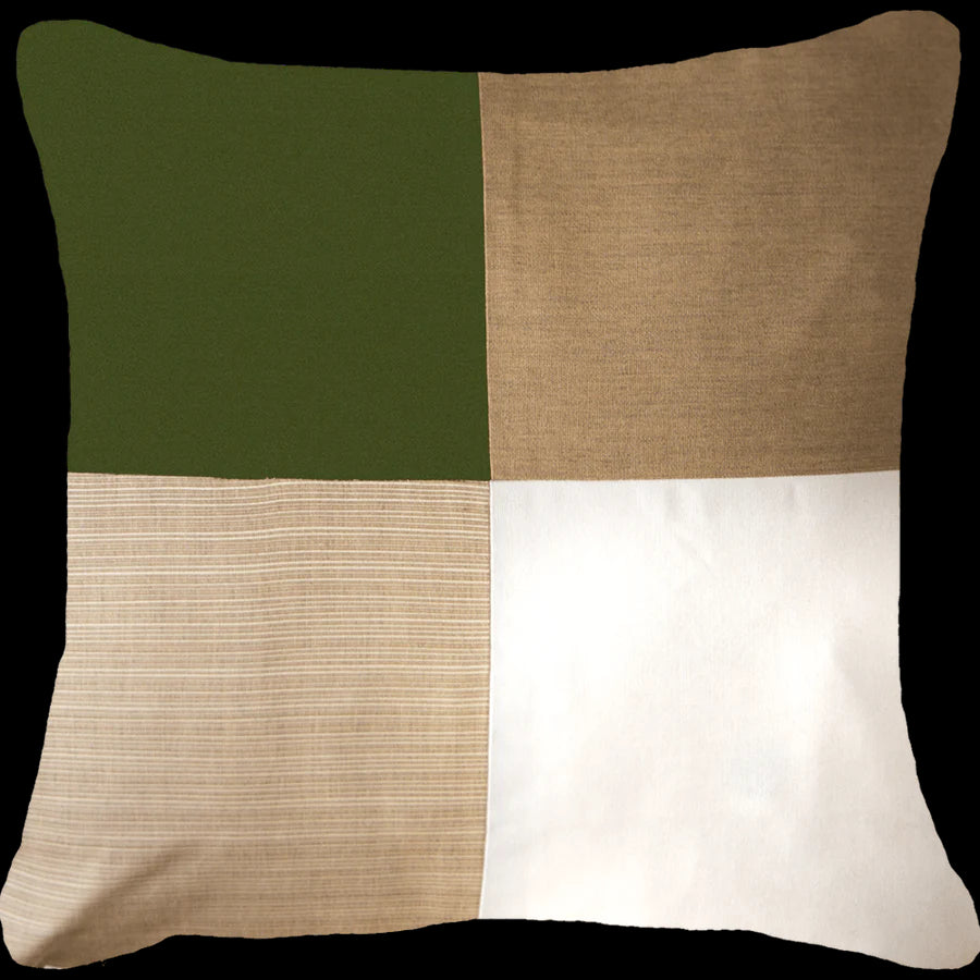 Outdoor Nautical Uniform Lounge Cushion 55 x 55 cm in Green