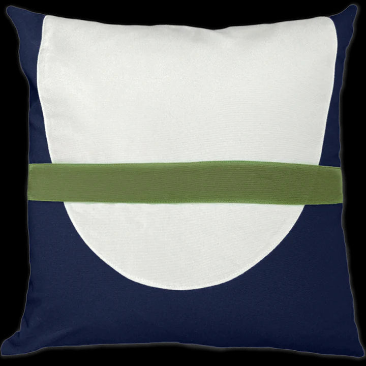 Outdoor Global - Earth Equator Lounge Cushion 55 x 55cm in Navy & Green