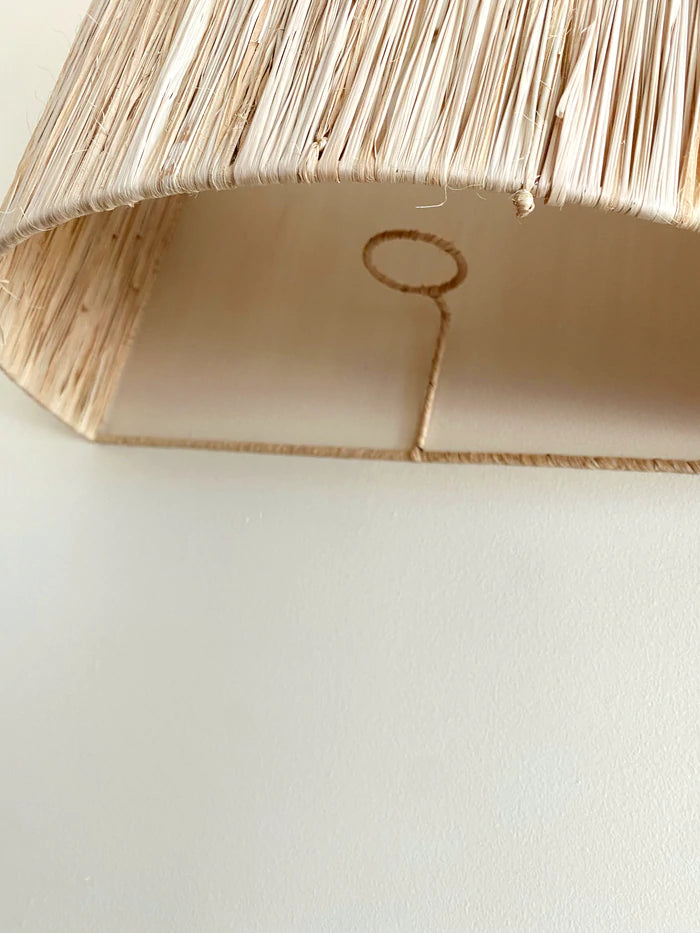 Guava Woven Sconce Pendant in Natural