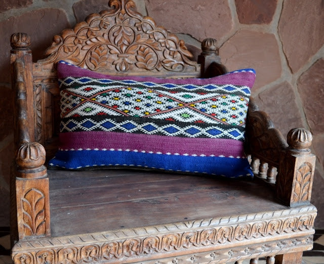 Moroccan Kilim Pillow Fez