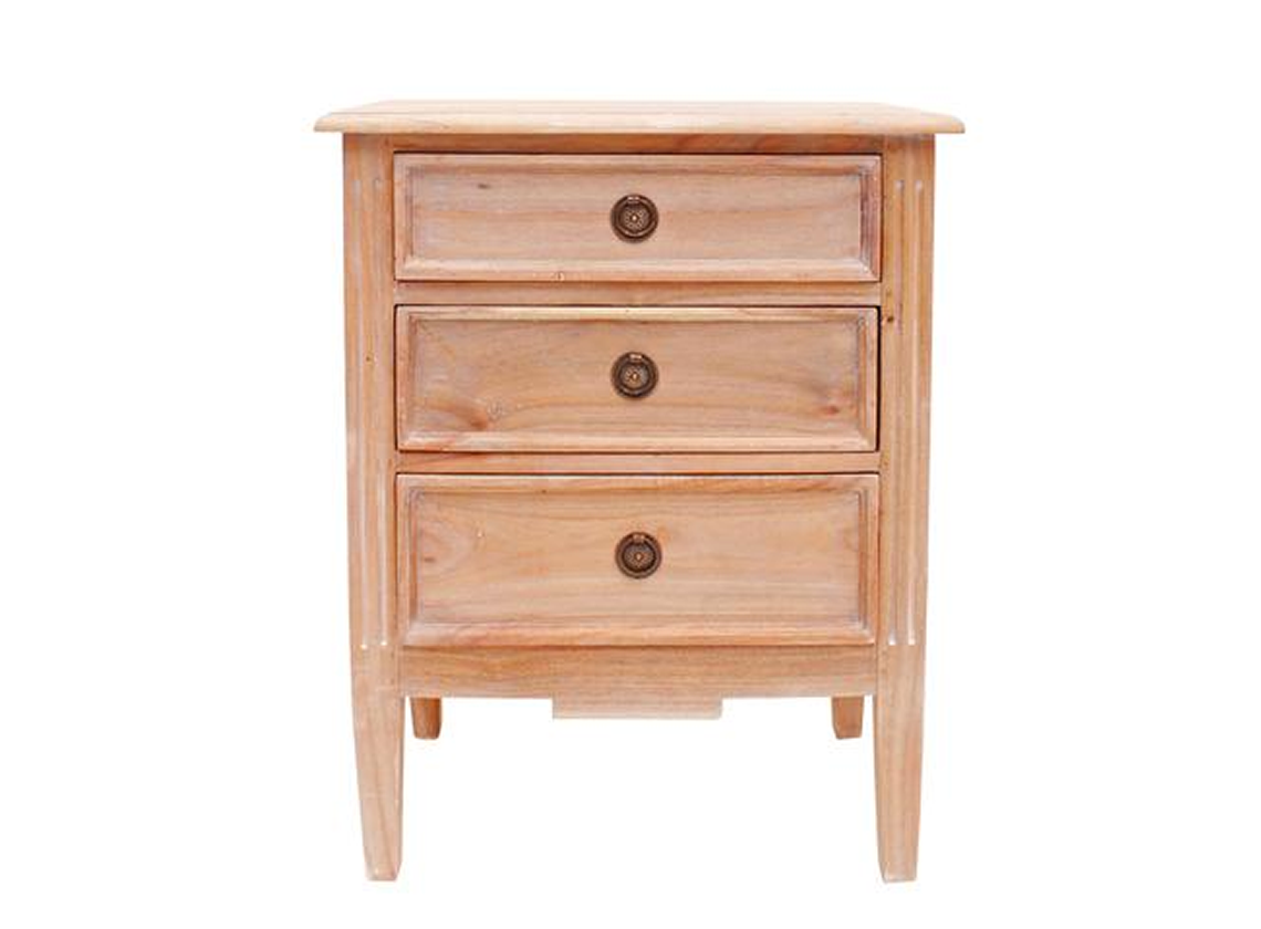 Hampton Bedside in Weathered Oak
