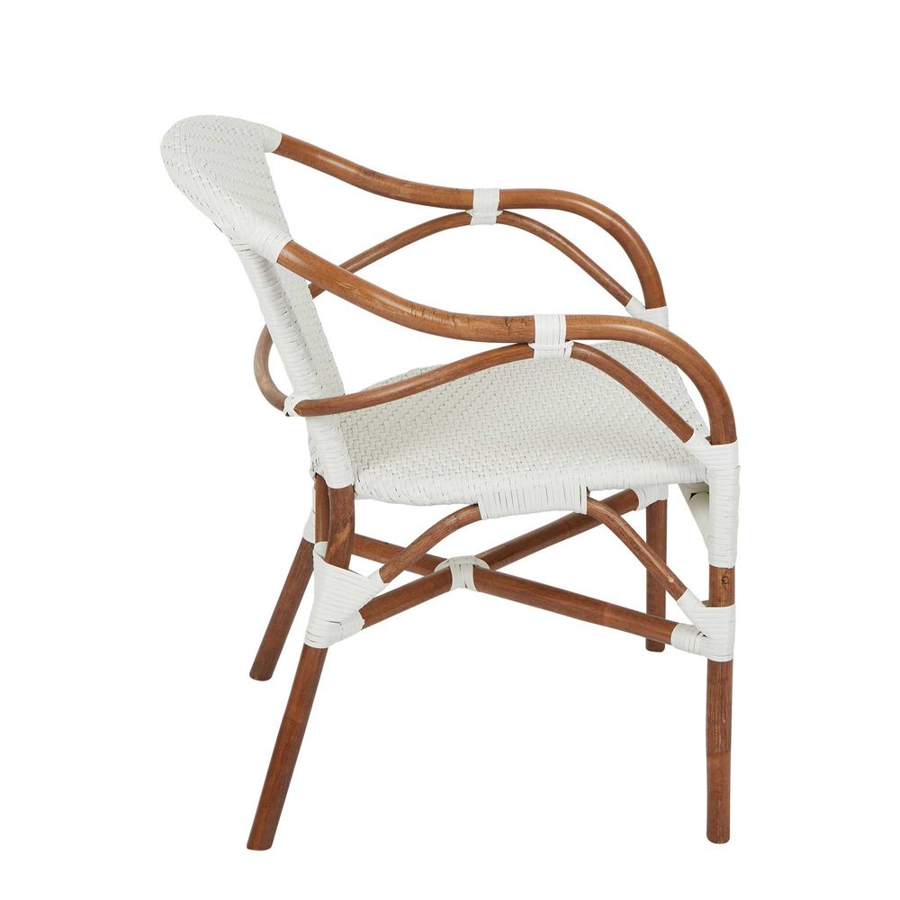 Harlow Rattan Chair in White
