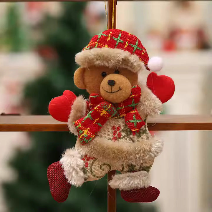 Plush Hanging Christmas Ornaments