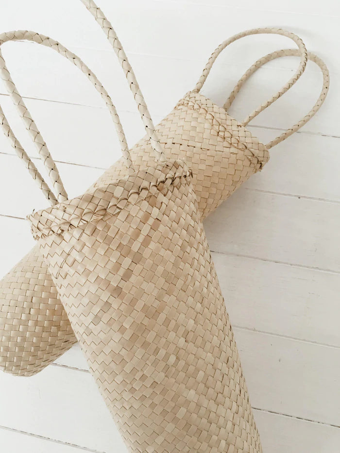 Holiday Woven Bottle Tote
