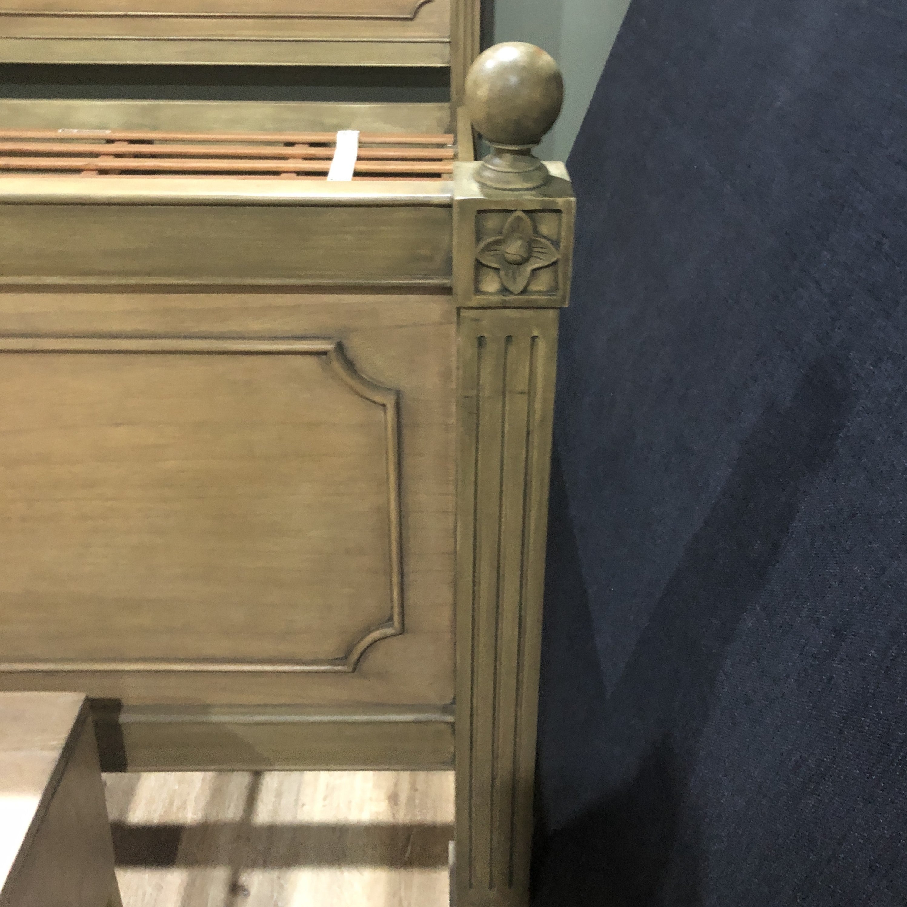King Size Pitcairn Bed in Weathered Oak - Clearance