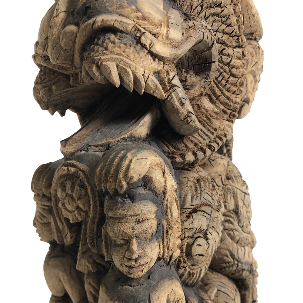 Koriva Dragon Carving in Wood